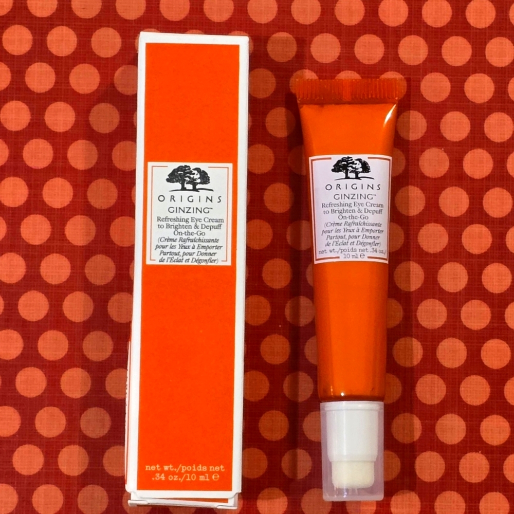 Origins Ginzing Refreshing Eye Cream NEW in Box! .34oz